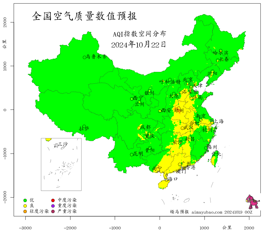 每日空气质量预报图