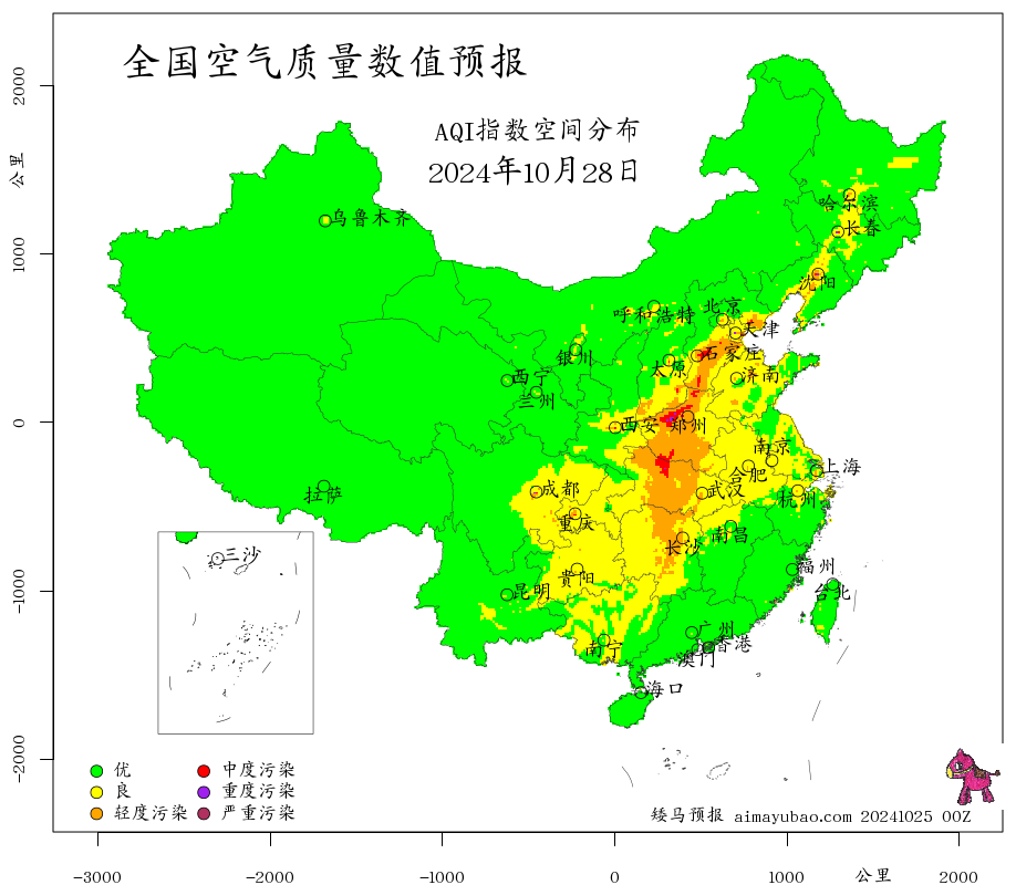 每日空气质量预报图