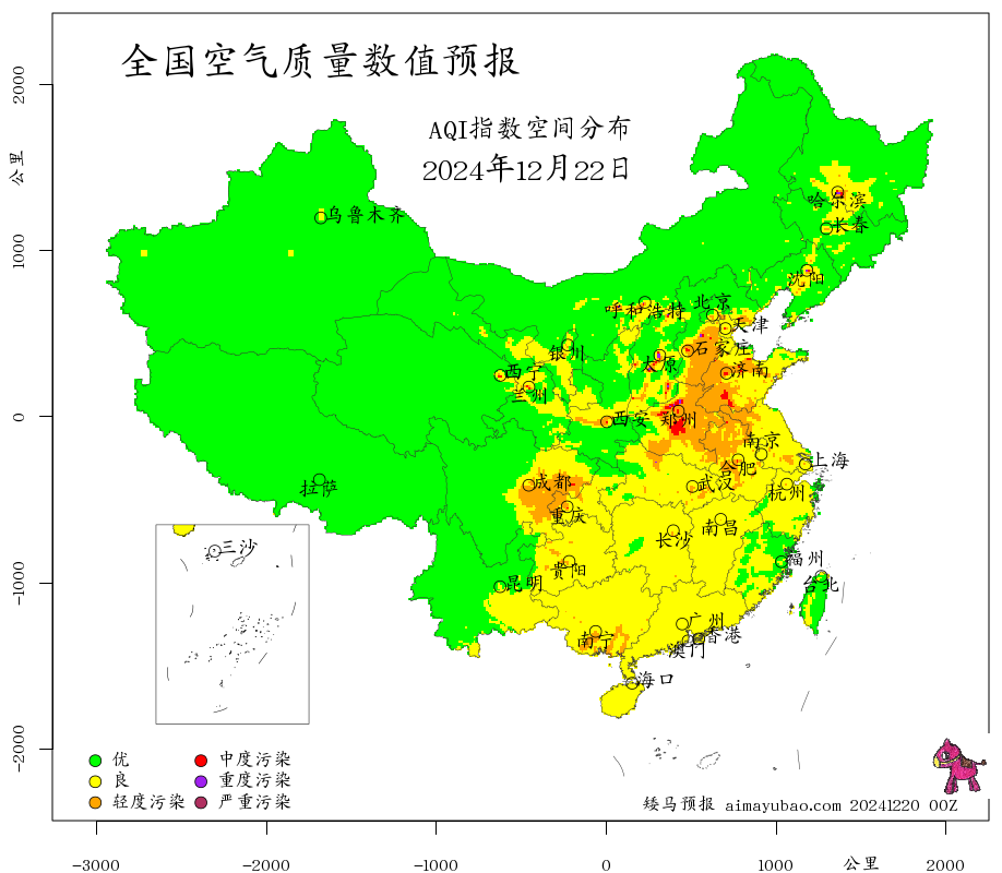 每日空气质量预报图