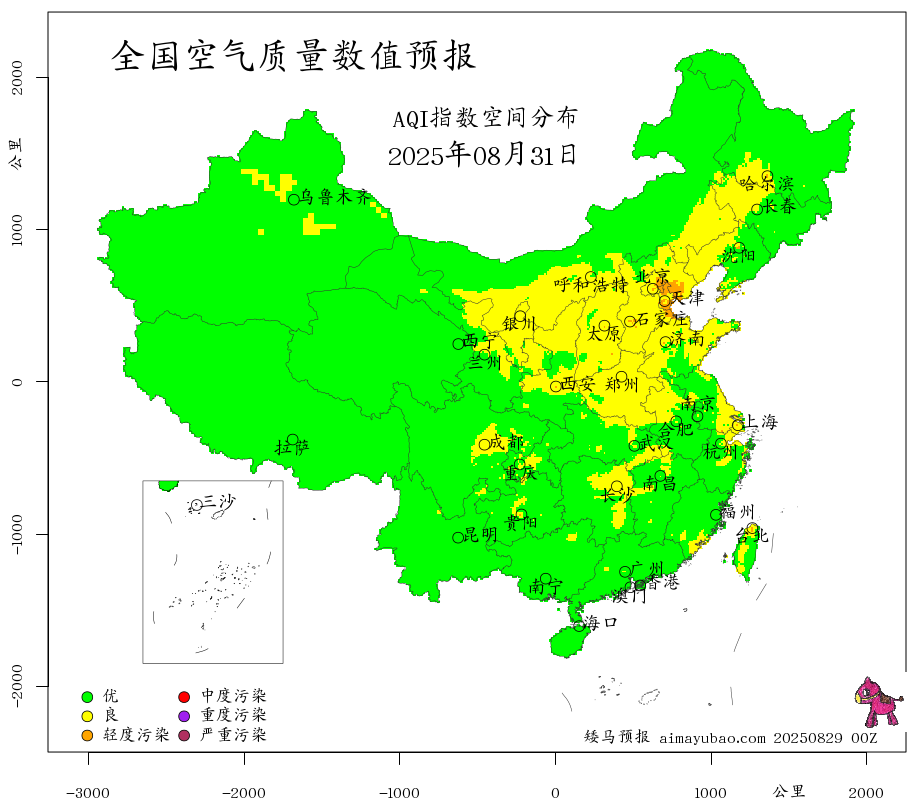 每日空气质量预报图