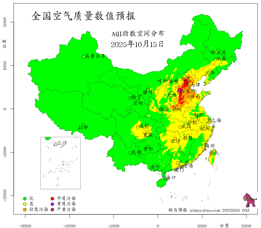 每日空气质量预报图
