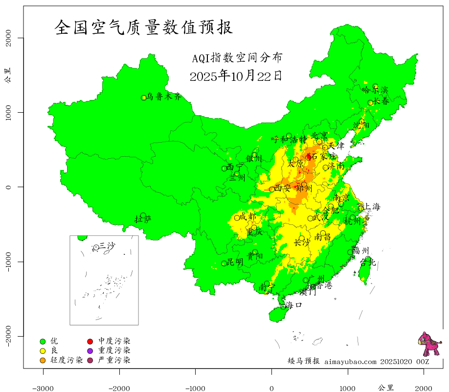 每日空气质量预报图