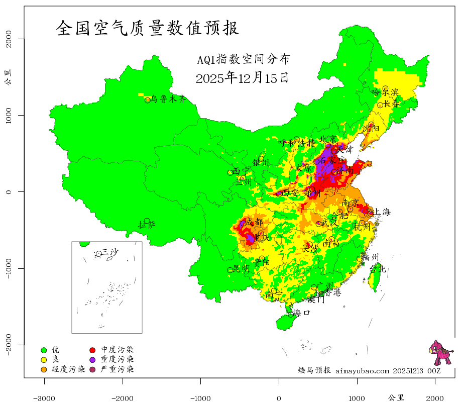 每日空气质量预报图