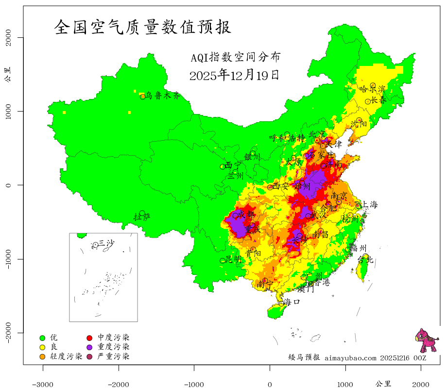 每日空气质量预报图