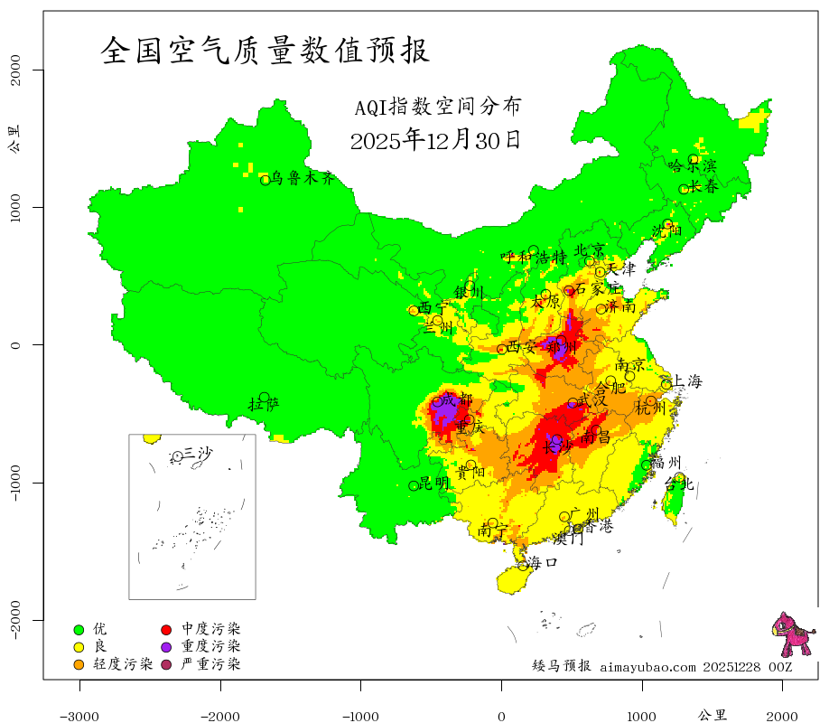 每日空气质量预报图