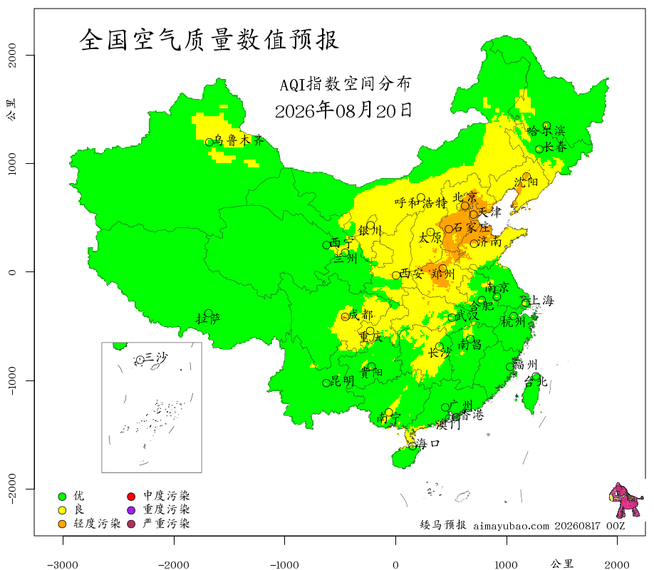每日空气质量预报图